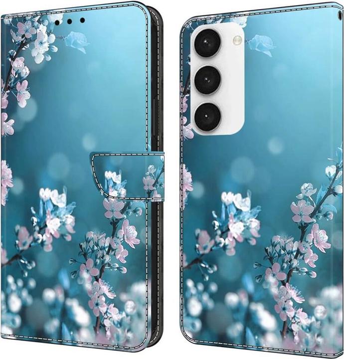 Produktbild Cover-Discount 3D-Effekt Hülle Etui Butterfly blau (Samsung Galaxy S24)
