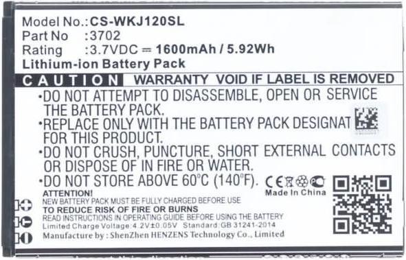 Produktbild AGI Akku kompatibel mit Wiko Jerry 3702 - Akku - 1.600 mAh