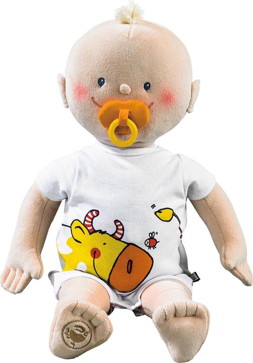 Produktbild Haba Stoffpuppe Kuschelpuppe Krümel mit Kleidungsset