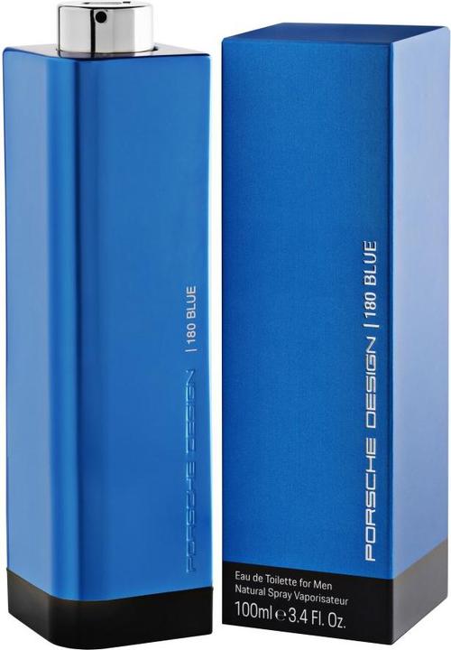 Actual product image Porsche Design 180 Blue Eau de Toilette 100 ml (Eau de toilette, 100 ml)