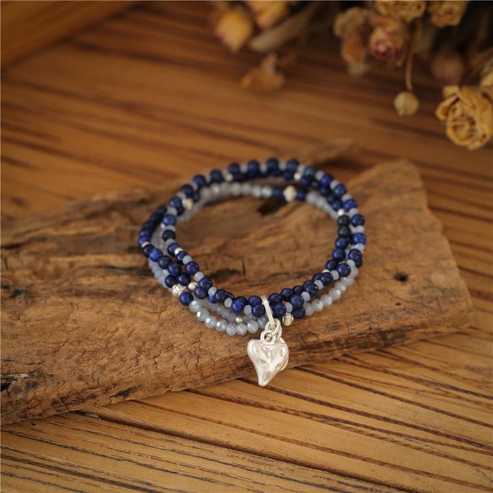 Andreani Armband mit echtem Lapislazuli (8 cm, Steine)