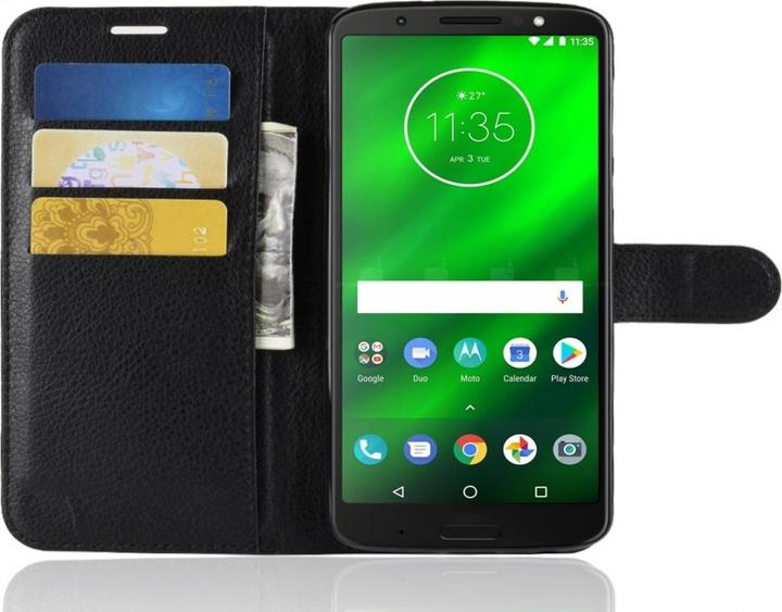 Actual product image Screenguard Motorola Moto G6 Plus Leather Guard Leather Case (Motorola Moto G6 Plus)