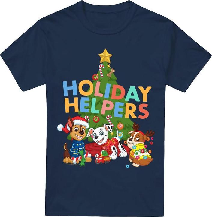 Paw Patrol Holiday Helpers TShirt weihnachtliches Design (L)