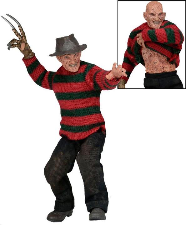 Actual product image Neca Nightmare on Elm Street 3 Clothed action figure Freddy Krueger 20 cm