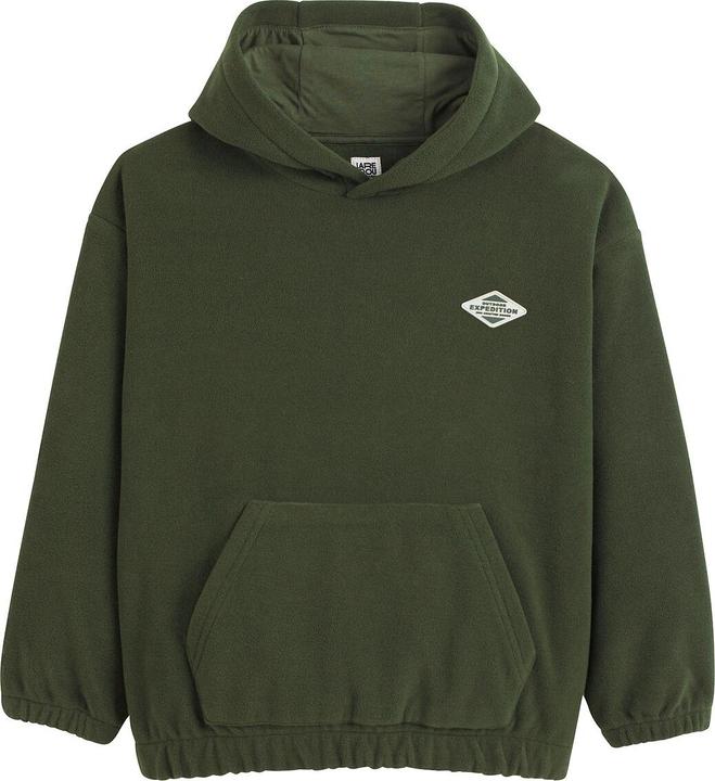 La Redoute Collections Fleece-Shirt mit Kapuze