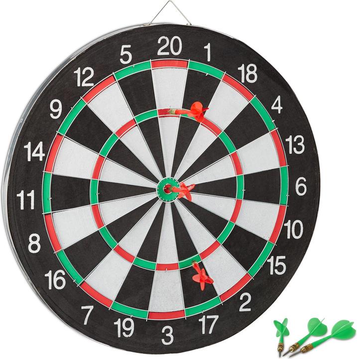 Relaxdays Dartboard Board X2