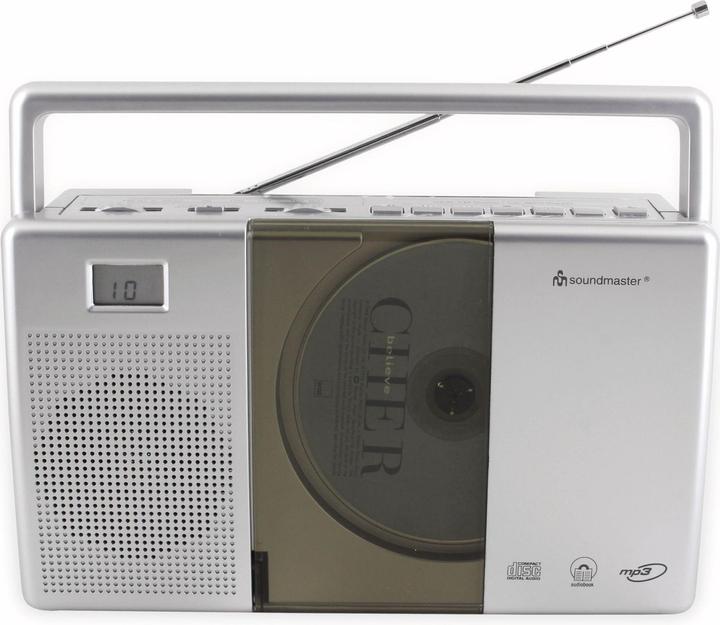 Actual product image Soundmaster RCD1185 CD Radio FM CD, FM Grey (VHF)
