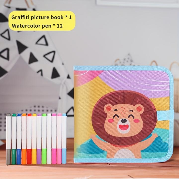 Produktbild Activity Board Kinder Graffiti Small Coloring Board Home Färbung Portable Zeichnung Buch für Kinder