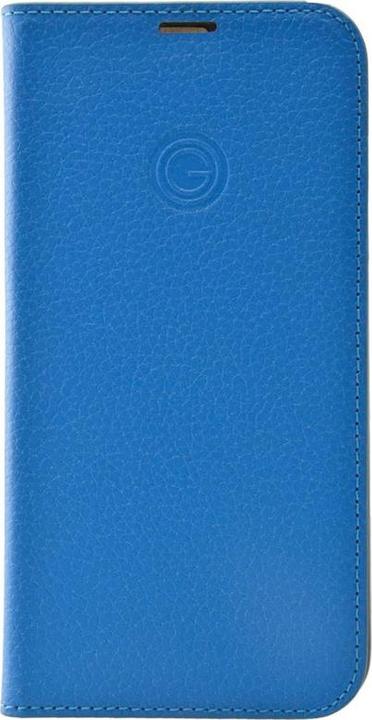 Produktbild Mike Galeli Book-Cover in Echtleder Marc true blue (Apple iPhone 13)