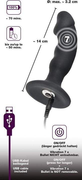 Produktbild Black Velvets Rechargeable Plug
