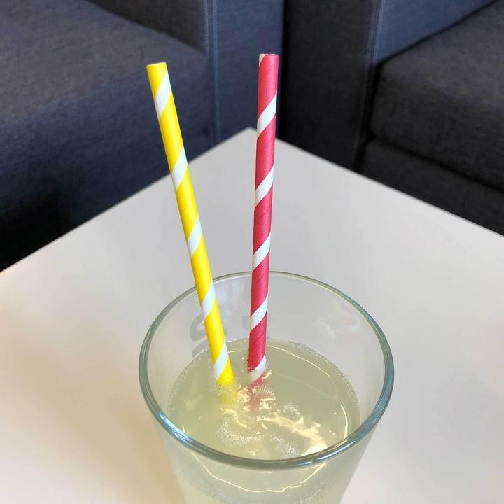 Actual product image Luxentu Paper drinking straws Jumbo (100 x)