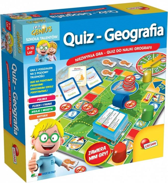 Lisciani Gra in a Genius - Geography Quiz