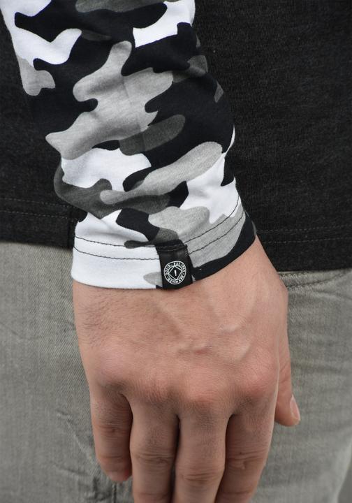 Immagine prodotto Solid Cajus Maglietta A Manica Lunga Top Camouflage Da Uomo Con Girocollo Con Stampa In Cotone 100% (L)