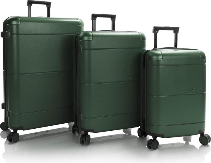 Heys Zen 4 Rollen Kofferset 3-teilig mit Dehnfalte (50 l, XL (ab 115l))