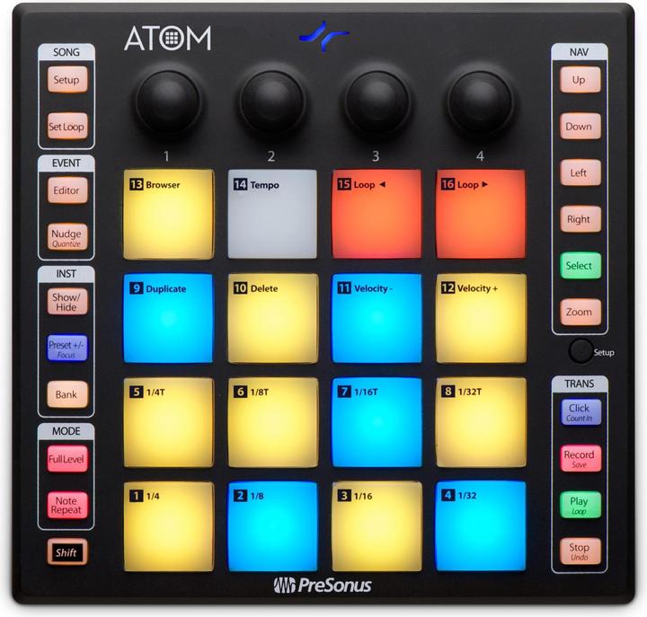 Actual product image PreSonus Atom (Controller)