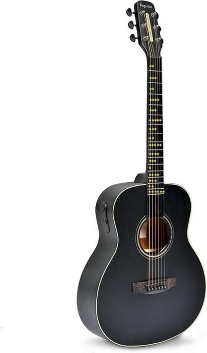 Immagine prodotto Popu Music Chitarra acustica Poputar T2 (Chitarra occidentale, Palissandro (materiale del ponte), Abete rosso (parte superiore), Mogano (materiale posteriore), Mogano (materiale laterale), Acrilonitrile butadiene stirene (ABS) (materiale della tastiera))