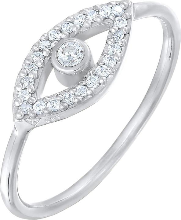 Elli Ring Evil Eye Zirkonia Kristalle 925 Silber