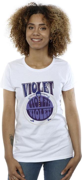 Immagine prodotto Willy Wonka & the Chocolate Factory Violet Turning Violet Maglietta Donna (XL)
