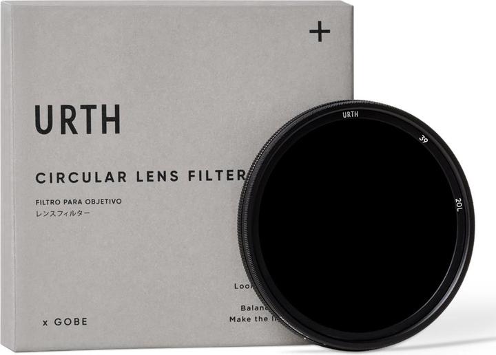 Actual product image Urth 39mm ND64 1000 (6 10 Stop) Variable ND Lens Filter (Plus+) (Neutral density filter, 39 mm)