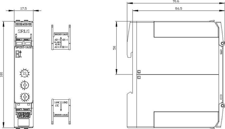 Produktbild Siemens Time Relay 13x Functions 1x CO, Screw