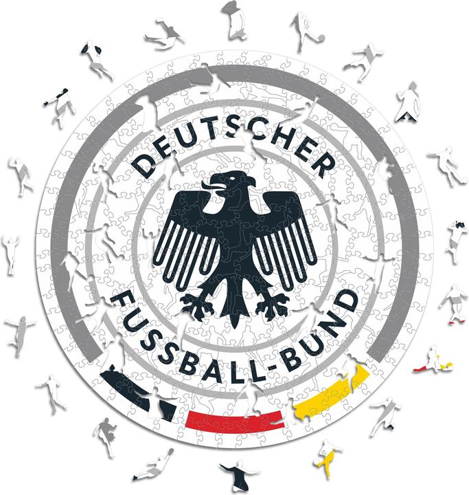 Produktbild Iconic Deutscher Fussball-Bund (DFB) - Logo - Holz Puzzle Grösse M (270 Teile) (270 Teile)