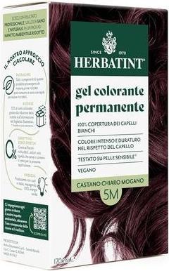 Immagine prodotto Herbatint Permanent Hair Color Gel 5M Light Brown Mahogany 170ml (5M Mogano marrone chiaro)