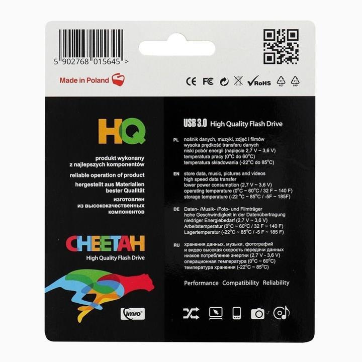 Image du produit IMRO pendrive 8GB USB 3.0 Cheetah (8 Go, USB-A)