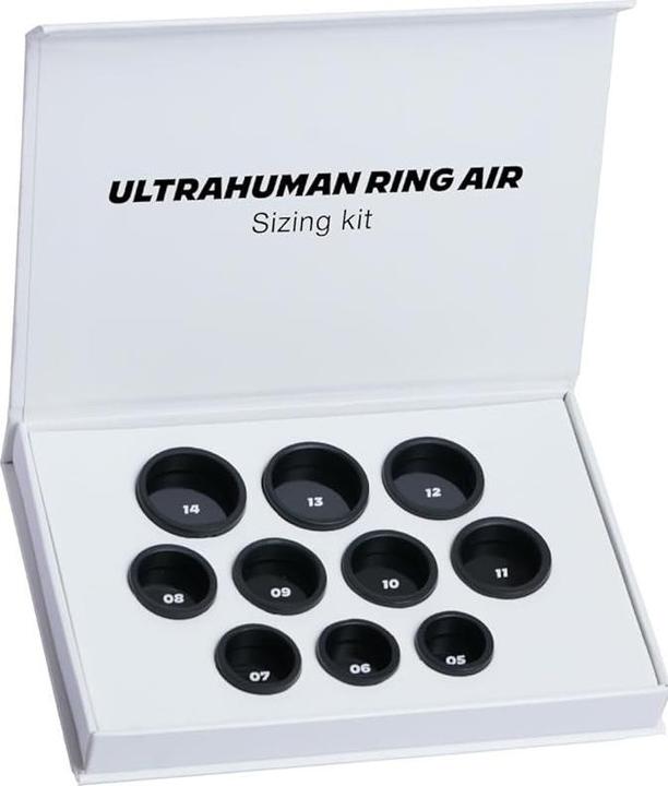 Actual product image Ultrahuman Ring Air Sizing Kit size 5- 14 colouri