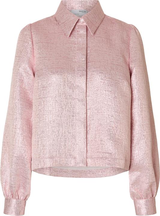 Selected Femme Metallic Jacquard Hemd
