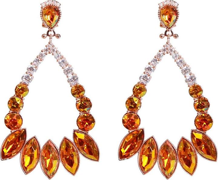 Image du produit Uzurii Boucles d'oreilles Glamour Gold (Argent massif de 925)