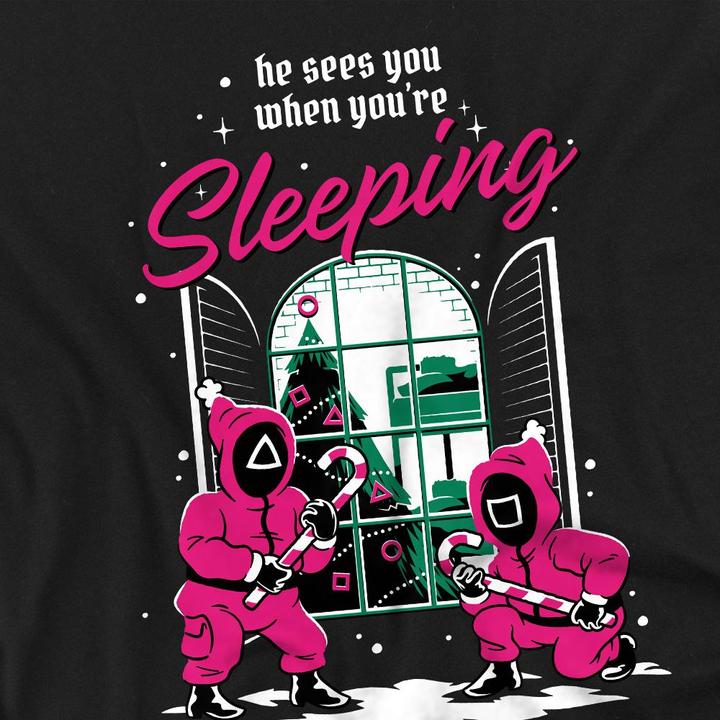 Produktbild Squid Game He Sees You When You're Sleeping TShirt (4XL)