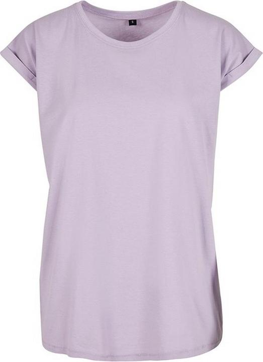 Build Your Brand Dame verlängerte Schulter TShirt