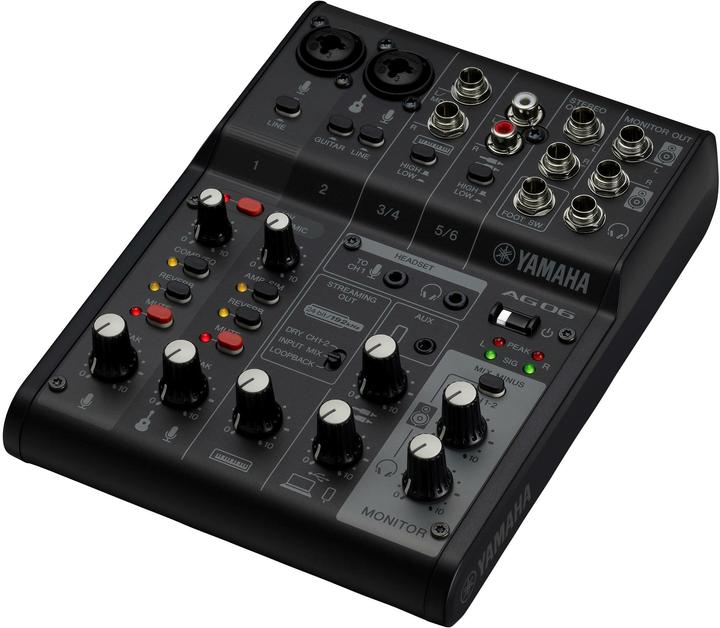 Produktbild Yamaha AG06MK2B (Studio- und Livemixer)