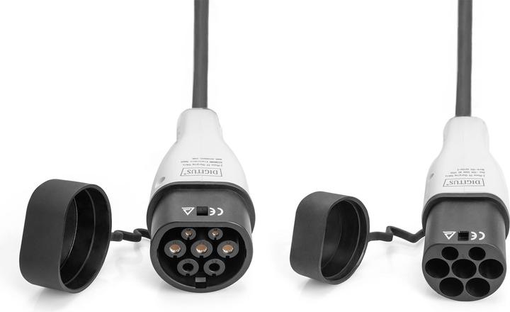 Image du produit Digitus Three phase 32A - Type 2 to Type 2 charging cable (Type 2, 22 kW, 32 A, 10 m)