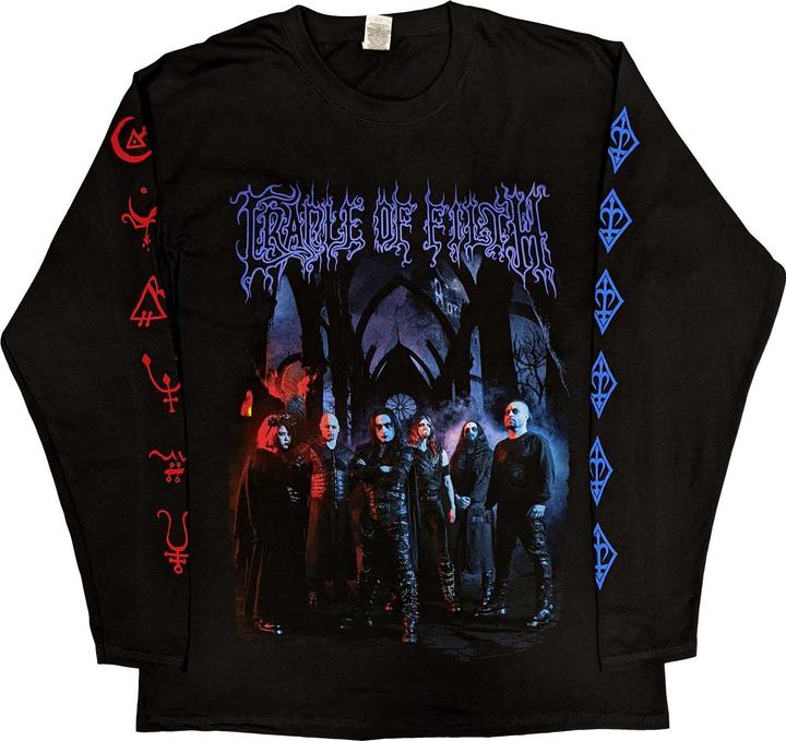 Cradle Of Filth Unisex Adult Existence Band Long-Sleeved T-Shirt (XL)