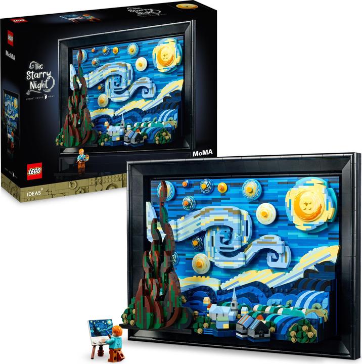 Image du produit LEGO Vincent van Gogh - Nuit étoilée (21333, LEGO difficiles à trouver, LEGO Icons)