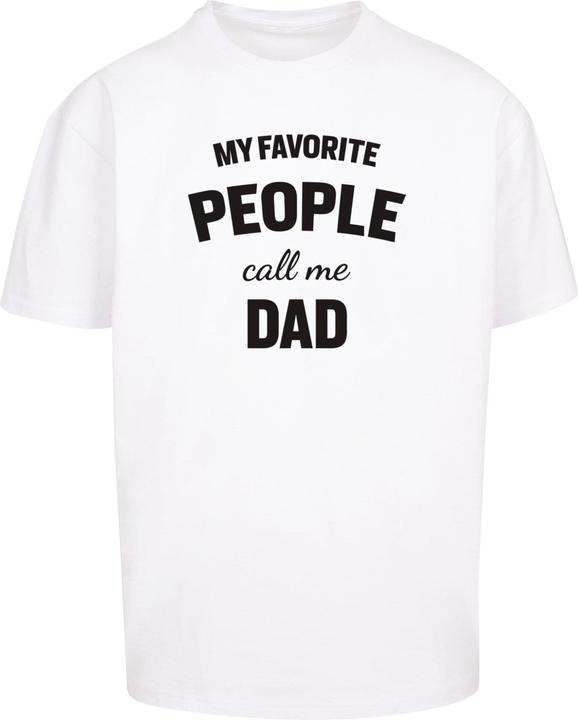 Merchcode Fathers Day - My Favorite People Call Me Dad Heavy Oversize Tee - 112969 (XL)