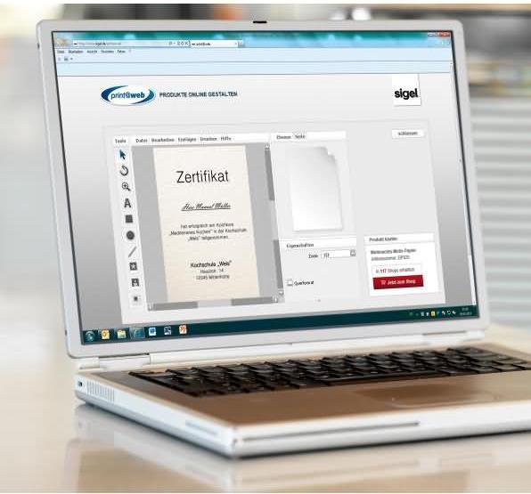 Produktbild Sigel Struktur-Papier (90 g/m², 100 x, A4)