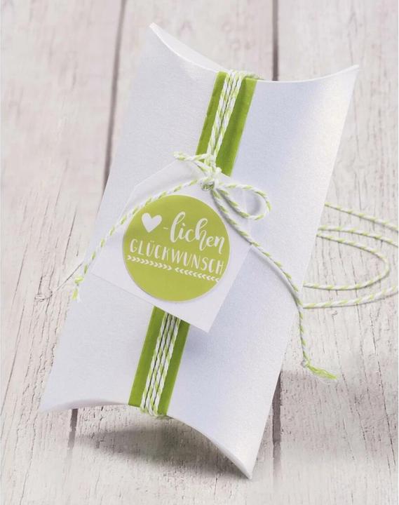 Produktbild Heyda Geschenkschachtel 90 x 125 mm 6 Stück, Weiss (Geschenkbox, 6 x)