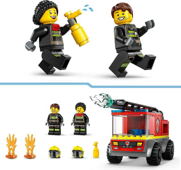 Produktbild LEGO Feuerwehrleiterfahrzeug (60463, LEGO City)