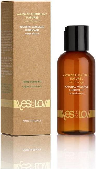 YESforLOV Lubrifiant de massage naturel à la fleur d'oranger 100 Ml (100 ml)