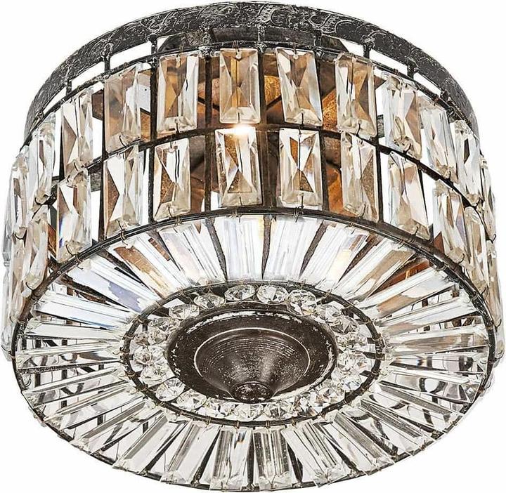 Image du produit Loberon Plafonnier Hutton brun antique/clair (E14)