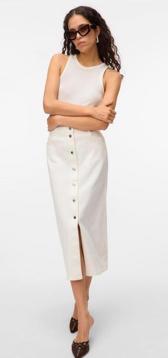 Actual product image Vero Moda VMWILD Hohe Taille Langer Rock Jeansrock (L)