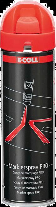 Produktbild E-coll Markierungsspray (Rot, Fluorescent, 0.50 l)