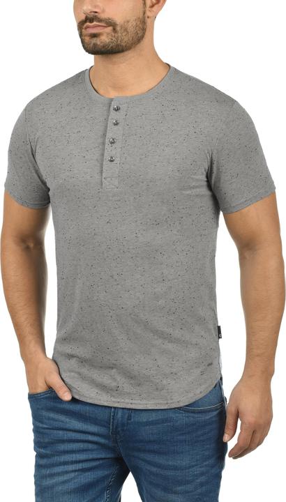 Immagine prodotto Solid Thai T-Shirt A Maniche Corte Maglietta Da Uomo Con Collo Grandad In Cotone 100% (S)