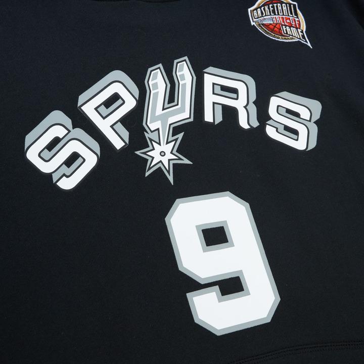 Immagine prodotto Mitchell & Ness Felpa con cappuccio Tony Parker San Antonio Spurs HALL OF FAME - S (S)