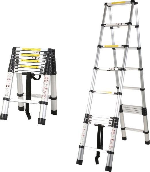 Produktbild Manser HWC Teleskop-Doppelstufenleiter (Gerüst, 290 cm)