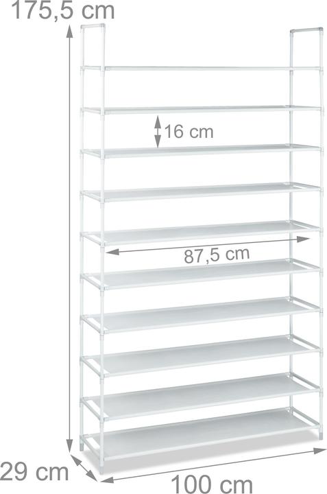 Image du produit Relaxdays Baylee (100 x 29 x 175.5 cm)