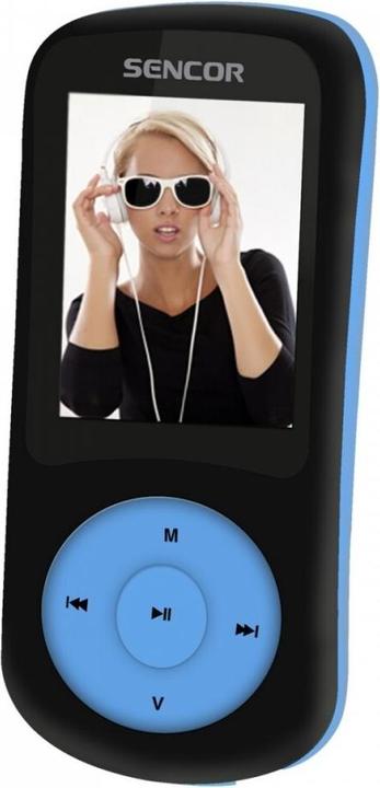 Sencor SFP 5870 BBU MP3/MP4 player MP3 player Black, Blue (8 GB)