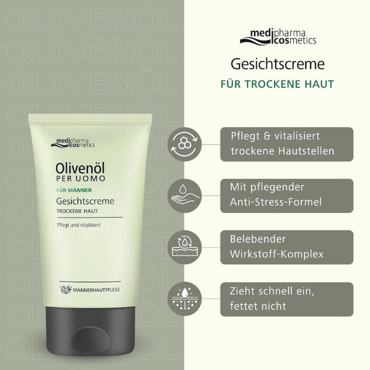 Actual product image Dr. Theiss Olive Oil Per Uomo Face Cream, 50 ml CRE (50 ml, 24h cream)